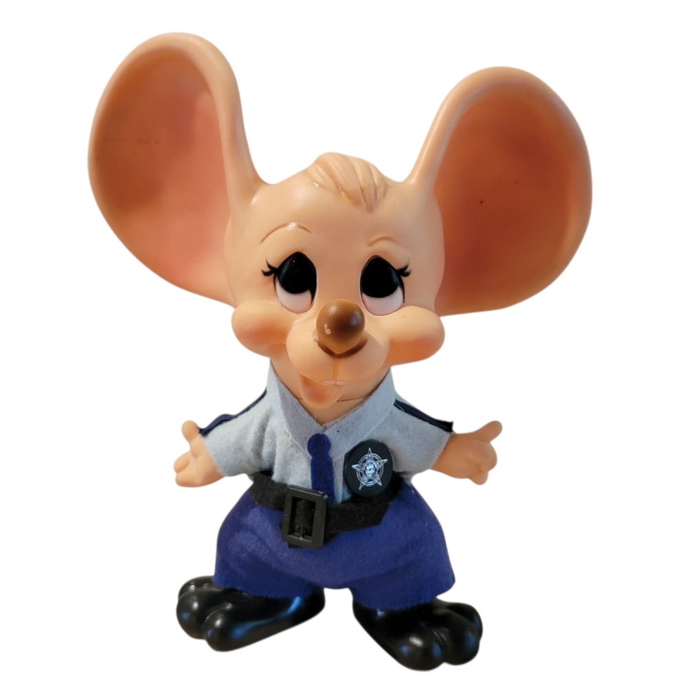 1970s Topo‎ Gigio Plastic Bank Police Officer Roy Des